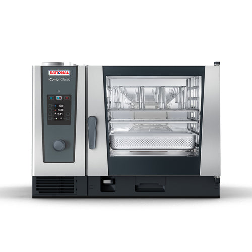 RATIONAL ICC 6-FULL NG 208/240V 1 PH (LM200CG)-QS - (Quick Ship) (CC2GRRA.0000273) iCombi Classic® 6-Full Size Combi Oven, natural gas, (6) 18" x 26"