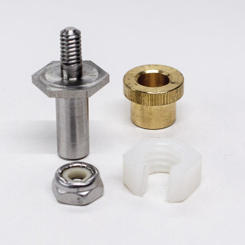 Advance Tabco TA-36D - Hinge Door Repair Kit, includes (1) replacement hinge pin, (1) brass door insert, (1) nylon locking