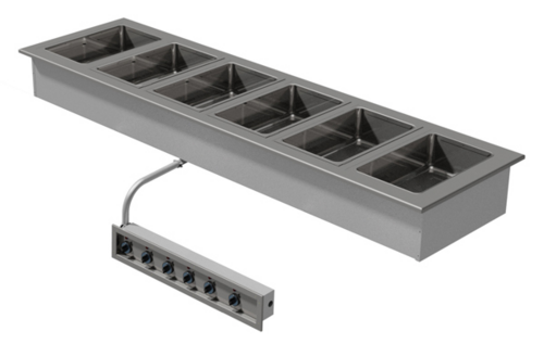Advance Tabco DISW-6-240 - Hot Food Well Unit, drop-in, electric, 86-1/2”W x 24-1/2