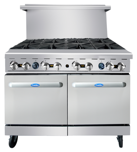 Atosa USA, Inc. AGR-8B-LP - CookRite Range, LP gas, 48"W x 31"D x 57-3/8"H, (8) 32,000 BTU open burners, removable cast iron