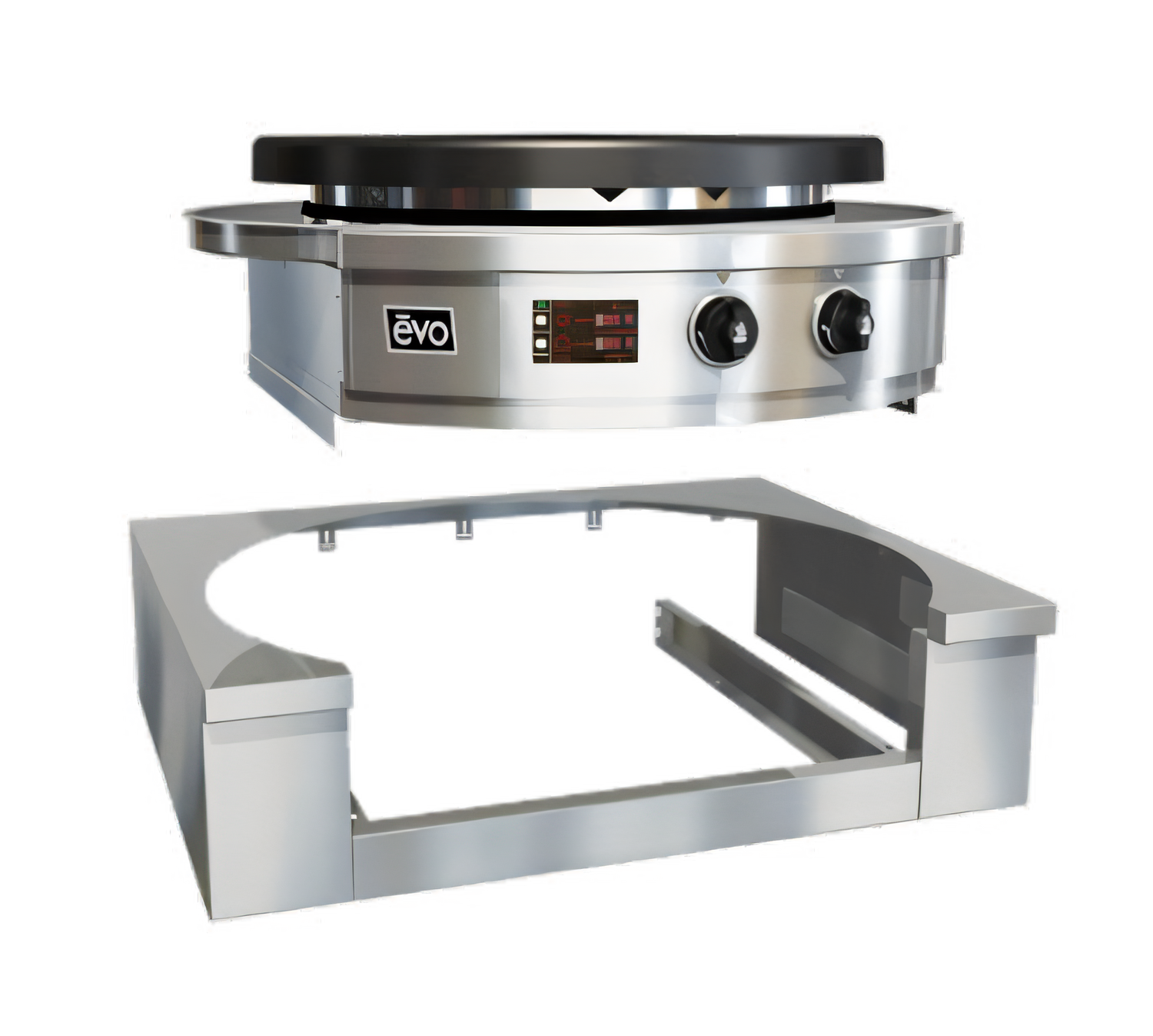 Evo America, LLC (Middleby) 11-0120-ATM Evo Round Griddle / Fry Top
