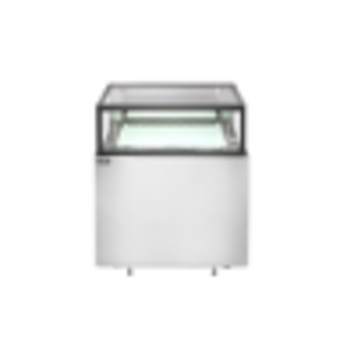 Omcan 48561 36 Inch 9.6 cu.ft Self-contained Refrigerated Showcase Stainless Steel