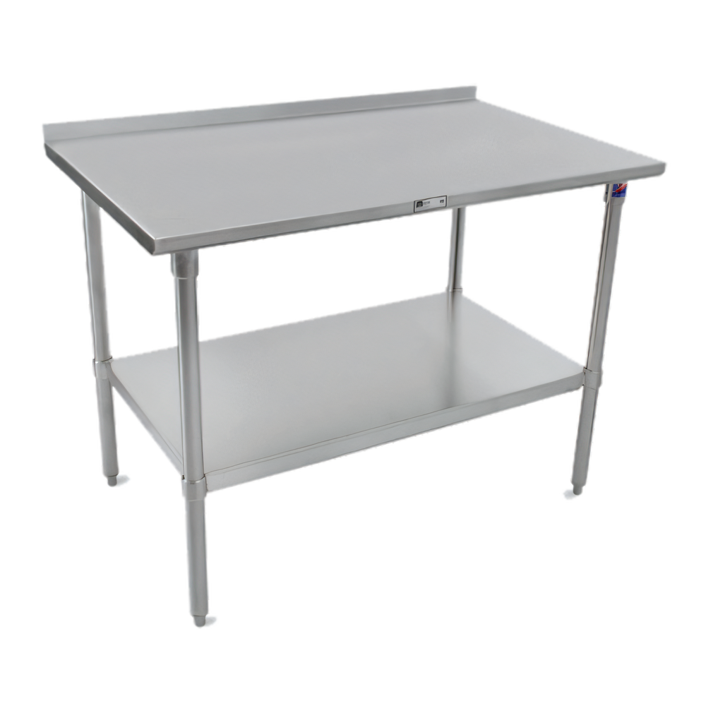 John Boos ST6R1.5-24120GSK-X Stallion Stainless Steel Prep Tables