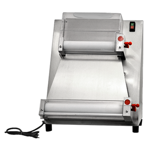 Omcan 39638 20 Inch Pizza Moulder Countertop Stainless Steel 4 to 16 Inch Roller