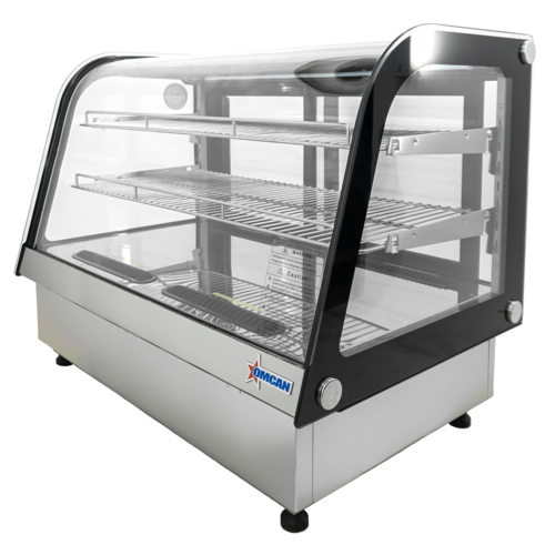 Omcan 48887 37 Inch Refrigerated Showcase Drop-in Stainless Steel 3.95 cu.ft