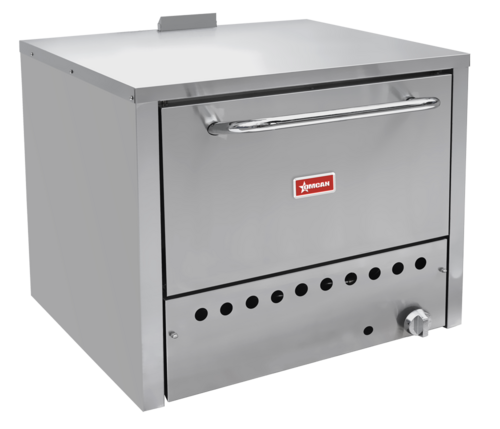 Omcan 48082 31 Inch Gas Countertop Pizza Oven with 32,000 BTU
