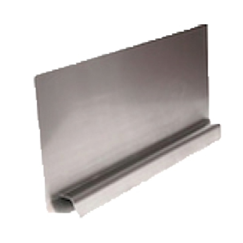 Serv-Ware RSS-24 - Serv-Ware - Accessory -18Ga.304S/S Removable Sink End Splash - 1.75" D x 24" W x 12.25" H