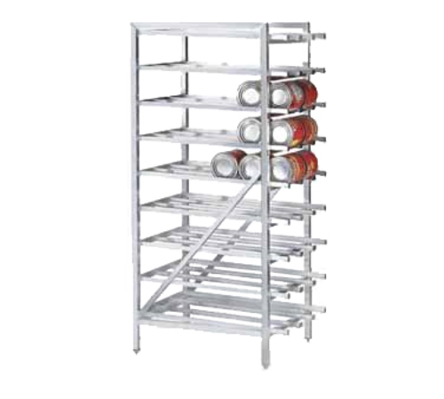 Advance Tabco CR10-162-X - Special Value Can Rack, stationary design with bullet feet, with sloped glides for automatic can