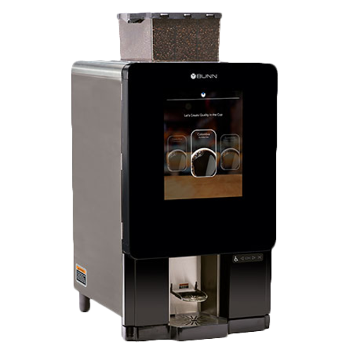 BUNN 44400.0240 - 44400.0240 Sure Immersion™ Model 312 Bean to Cup Coffee Brewer, (3) flavors, (2) 3 lb. bean hoppers