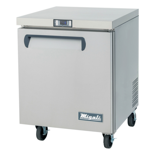 Migali C-U27F-HC 27" 1-Section Undercounter Freezer w/ 1 Door, 6.5 cu.ft.