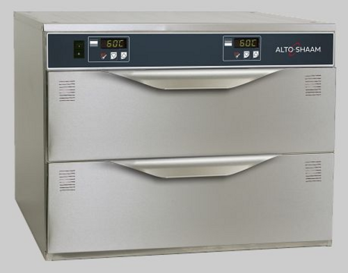 Alto-Shaam 500-2DI-208-240V-QS - (Quick Ship - 203014) Halo Heat® Warming Drawer, free standing, two vented drawers, individual