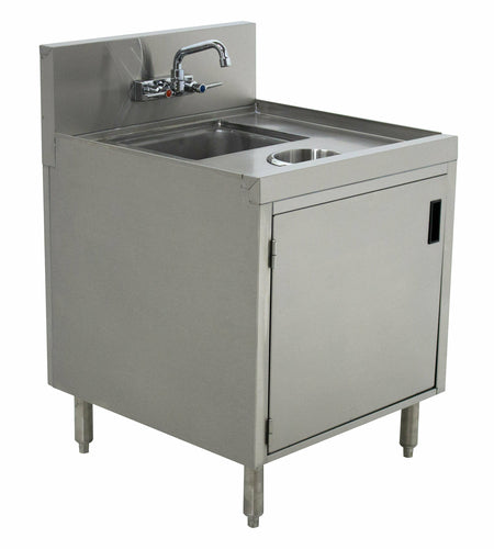 Advance Tabco PRWC-19-18-DR - Prestige Wet/Dry Waste Cabinet, front hinged door, 18