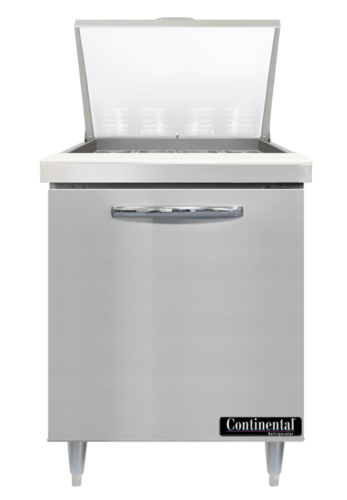 Continental Refrigerator D27N12M-FB-D Designer Line Refrigerated Prep Tables