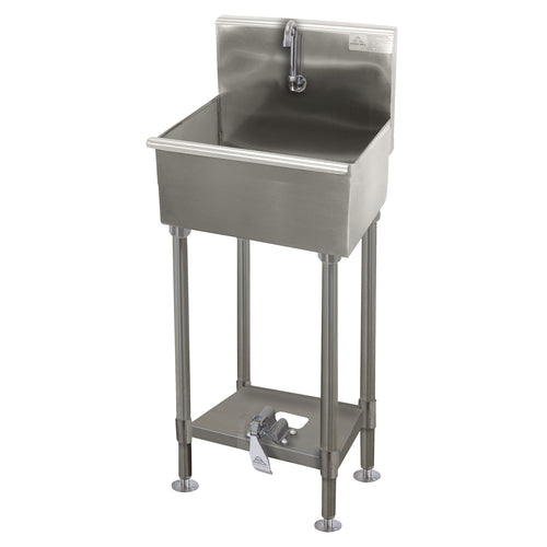 Advance Tabco 19-FM-23FV - Multiwash Hand Sink, with toe-operated push valve, 23