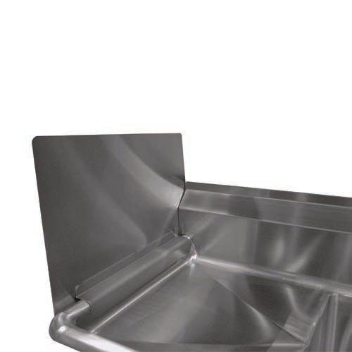 Advance Tabco K-700D - Side splash, removable, for dish tables, 12