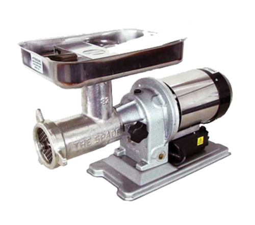 Omcan 11013 Electric Meat Grinder #32 Polished Aluminum Heavy Duty