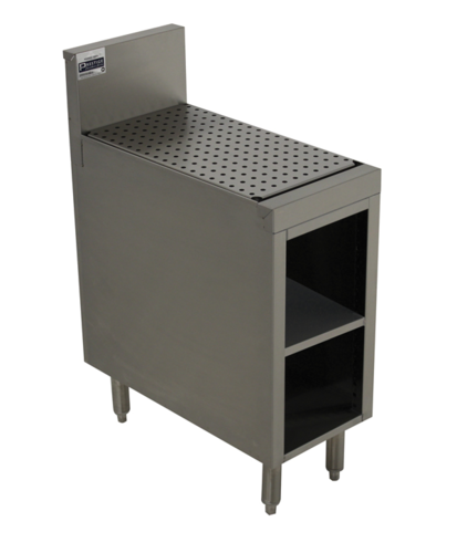 Advance Tabco PRSCO-19-12-M - Prestige Underbar Drainboard Cabinet, open front, 12