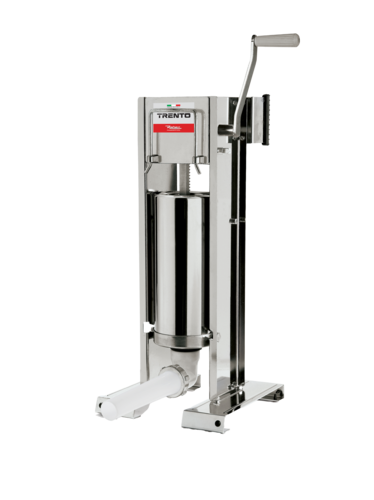 Omcan 47716 15 Inch Manual Sausage Stuffer Vertical and Horizontal Gear Drive