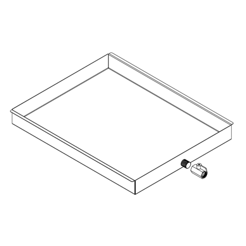 Giorik 2028403 - Grease Tray, full-size, stainless steel, for SteamBox Evolution 062 & 102 models