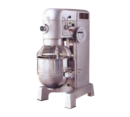 Omcan 19999 60 Quart Electric Floor Model Planetary Mixer Aluminum with Attachments
