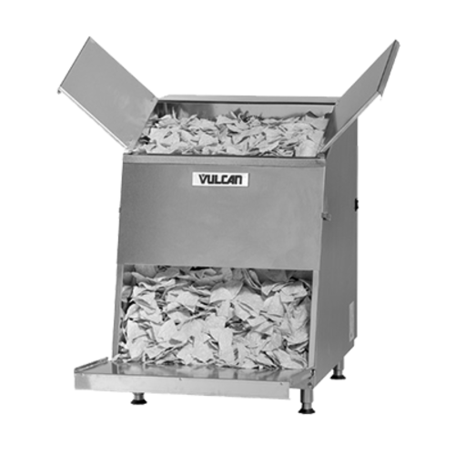 Vulcan VCW26-QS-PLATINUM - (Quick Ship) Chip Warmer, top load style, first in/first out design, clamp-on removable heating