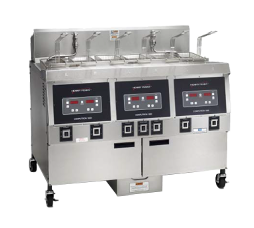 Henny Penny OFE323.0 - OFE-323 Open Fryer, electric, 3 wells, clean-out mode, 65 pound fat and 12.5 pound food capacity