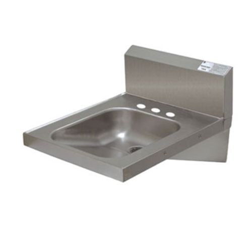 Advance Tabco 7-PS-75 - ADA Compliant Hand Sink, wall mounted, 14" wide x 16" front-to-back x 5" deep bowl, 18 gauge 304