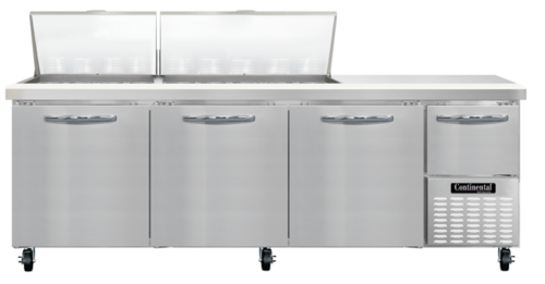 Continental Refrigerator RA93N27M-D Refrigerated Prep Tables