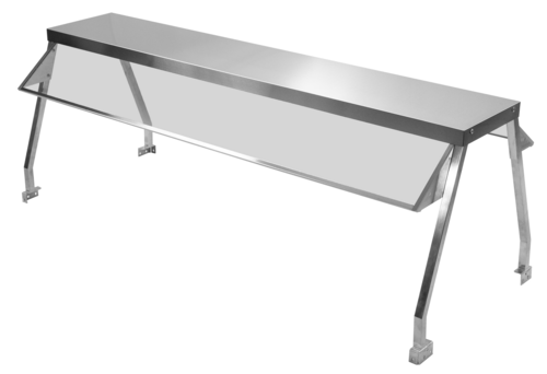 Serv-Ware SG3-2 - Serv-Ware - Electric Cooking - EST3-1 Double Sneeze Guard - Dimensions: 44" W x 22.5" D x 20" H -
