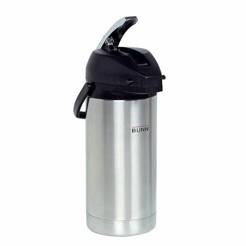 BUNN 36725.0100 - 36725.0100 Airpot, 3.8 liter (128 oz.), lever-action, stainless steel liner, NSF (6 each per pack)