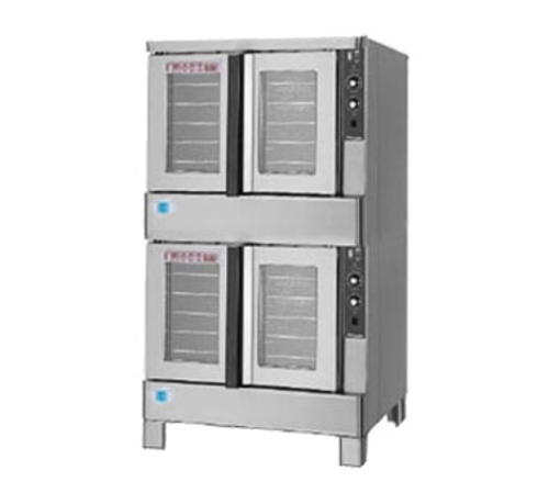 Blodgett ZEPH-100-E DBL - Zephaire Convection Oven, electric, double-deck, standard depth, capacity (5) 18" x 26" pans per
