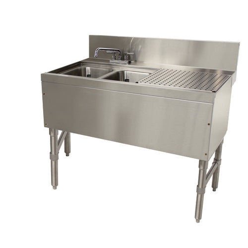 Advance Tabco PRB-24-32L - Prestige Underbar Sink Unit, 2-compartment, 36
