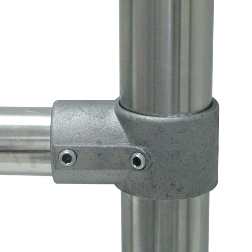 Advance Tabco K-477 - Replacement in-line leg clamp, T-shaped, slides over 1-5/8” leg & accepts 1-1/4” diameter cross rail