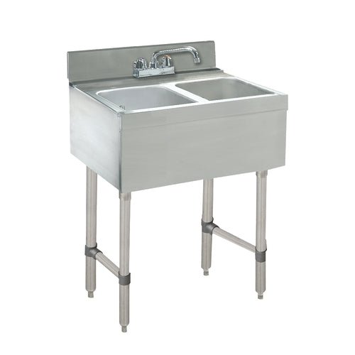Advance Tabco CRB-22C - Underbar Basics™ Sink Unit, 2-compartment, 24