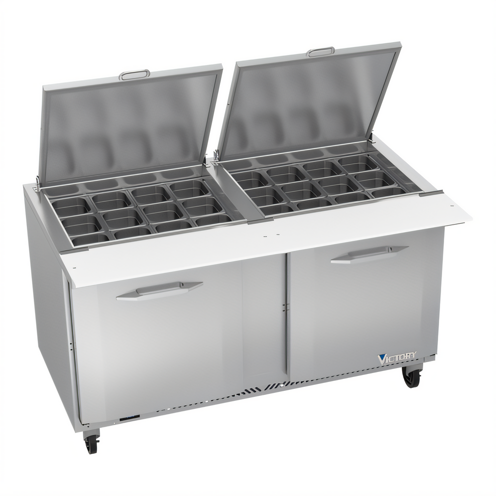 Victory VSP60HC-24B UltraSpec™ Refrigerated Prep Tables