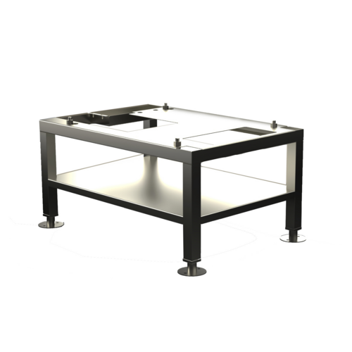 Alto-Shaam 5014737 - CTX Stand, open, lower shelf, with seismic feet, Overall Dimensions: 22-1/4