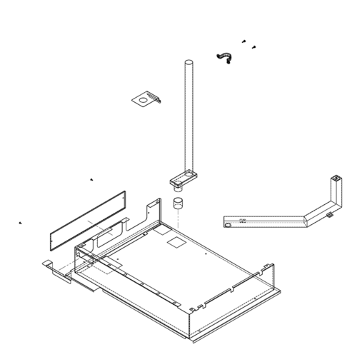 Giorik 2025110 - Stacking Kit, stacking (2) electric ovens, for SteamBox Evolution 062 & 102 models