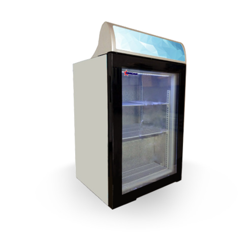 Omcan 44526 23 Inch Freezer Merchandiser Reach-in 3.5 cu ft
