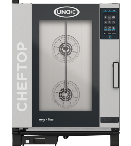 UNOX XAVC-1011-GPRM - 
ChefTop MIND.Maps™ Plus Combi Oven/Steam Oven is a gas countertop oven that combines heat, hot air
