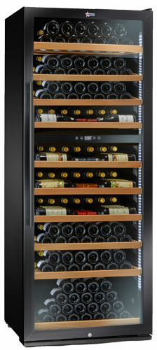 Omcan 47149 8 Inch Wine Cooler Dual Zone Electric Wine Cellar Cabinet
