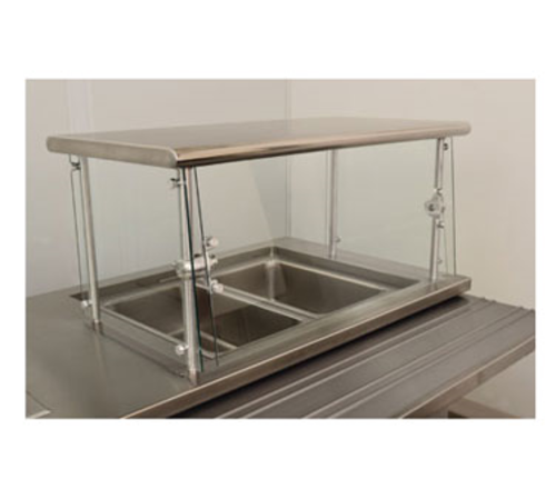 Advance Tabco NSGC-12-36 - Sleek Shield™ Food Shield, cafeteria style with adjustable front glass, 36