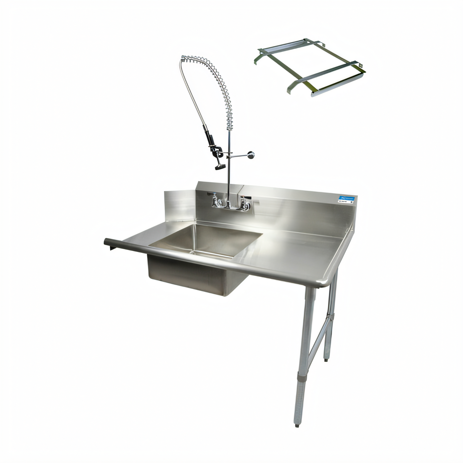BK Resources BKSDT-60-R-P2-G Compartment Sinks