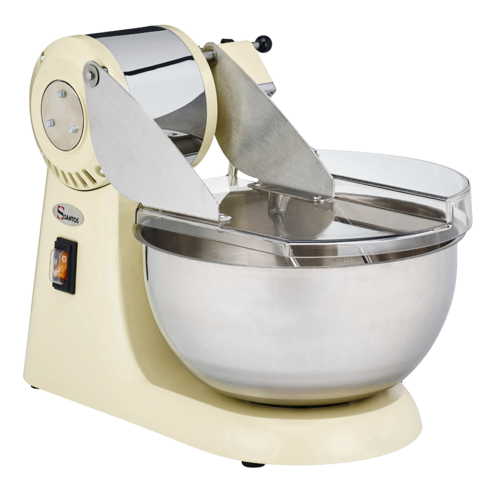 Omcan 45637 17 Inch Stainless Steel Dough Mixer with Transparent Cover