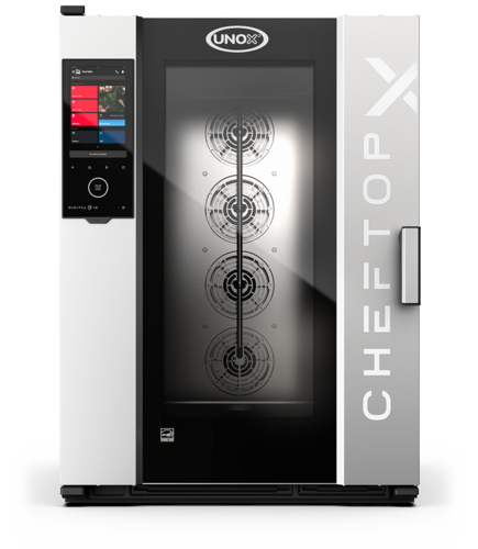 UNOX XADA-10FS-EXRS - CHEFTOP-X™ Full Size Combi Oven, electric, right-to-left door opening (hinged left), (10) 18" x 26"