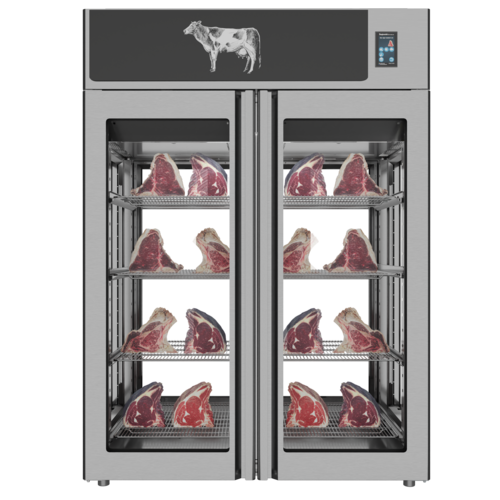 Omcan 48045 57 Inch Stagionello Dry Age Cabinet with Umiright Humidity Management