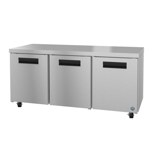 Hoshizaki UR72B-01 - Steelheart® Series Undercounter Refrigerator, reach-in, three-section, 72
