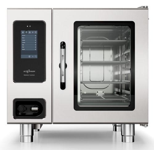 Alto-Shaam 6-10G CLASSIC - Prodigi™ Classic Combi Oven/Steamer, gas, boiler-free, countertop, (6) 18" x 13" half size sheet or