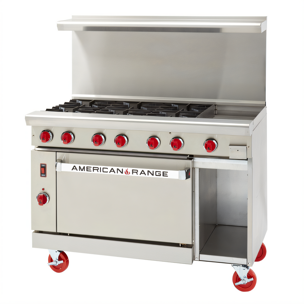 American Range ARGF-8B-126L-SBR Gas Ranges