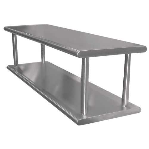 Advance Tabco TA-99 - 16 gauge 304 stainless steel wall & overshelf upgrade, (per linear foot)