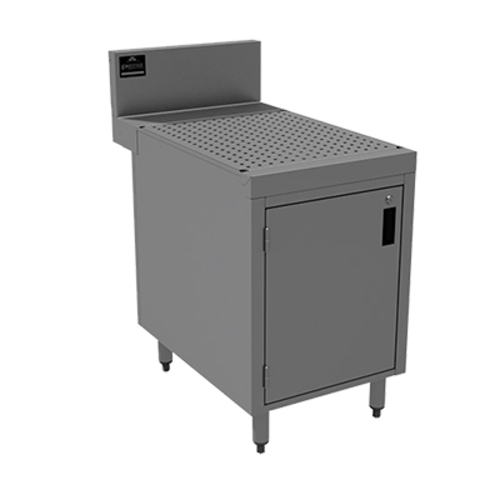 Advance Tabco PRSCD-24-18-M - Prestige Underbar Drainboard Cabinet, with removable hinged doors, 18